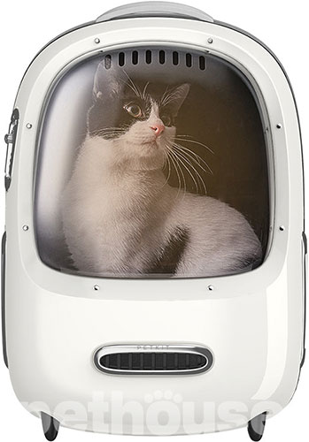 Petkit Рюкзак-переноска Breezy2 Smart Cat Carrier White для котів і собак вагою до 8 кг