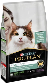 Сухий повнораціонний корм для стерилізованих котів Purina Pro Plan LiveClear для зменшення алергенів на шерсті з індичкою 1.4 кг (7613287232564)