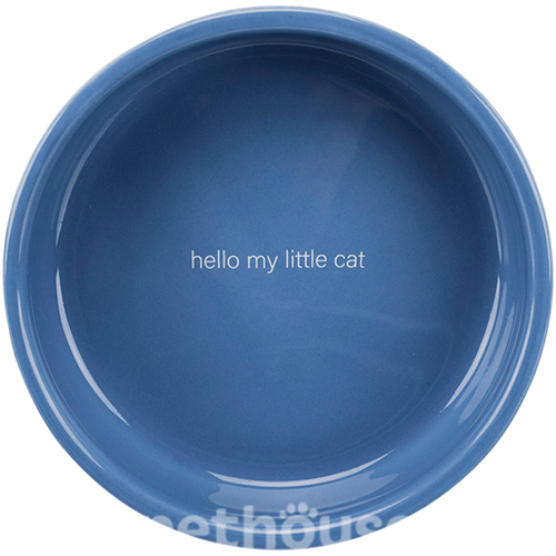Trixie Миска для перса "Hello my little сат"для котів, з низькими бортами