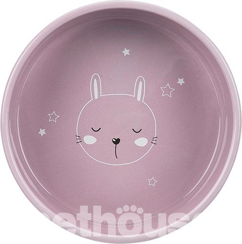 Trixie Junior Керамічна миска для цуценят і кошенят, рожева