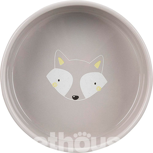 Trixie Junior Керамічна миска для цуценят і кошенят, сіра