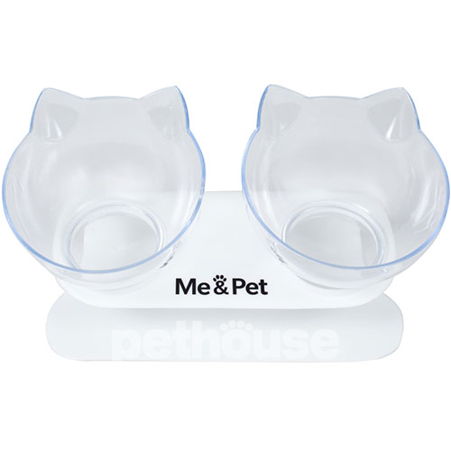 Me&Pet Подвійна годівниця Double Cat Food Bowl