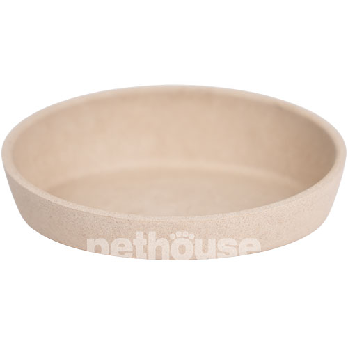 Pethouse Полімерна Миска Bamboo Slice для котів і собак, світло-бежева