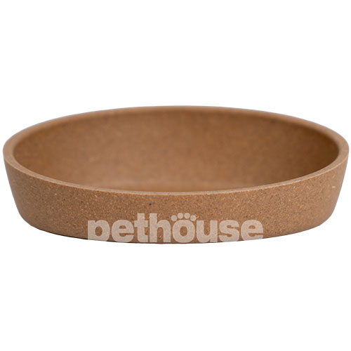 Pethouse Полімерна Миска Bamboo Slice для котів і собак, коричнева