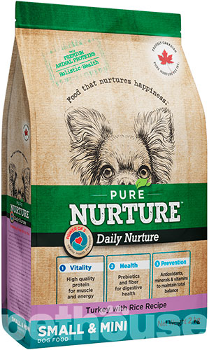 Pure Nurture Корм з індичкою для дорослих собак мініатюрних порід