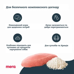 Mera Корм з індичка рис для собак