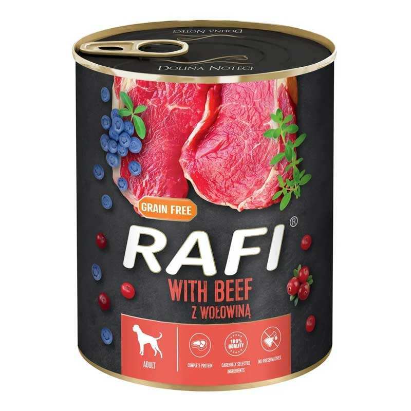 Rafi Корм з м'ясо та м'ясні субпродукти яловичина для дорослих собак