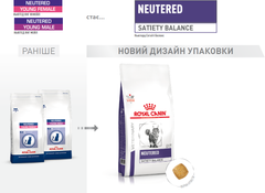 Royal Canin Neutered Satiety Balance - Ветеринарна дієта з м'ясом птиці для стерилізованих кішок та кастрованих котів