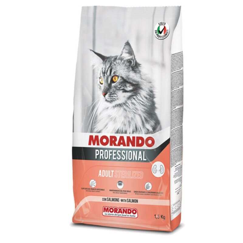 Morando Корм з м'ясо та м'ясні субпродукти риба лосось для дорослих котів