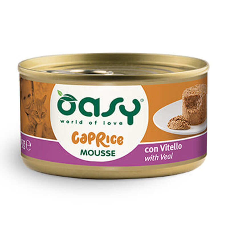 Oasy Паштет з м'ясо та м'ясні субпродукти телятина для дорослих котів