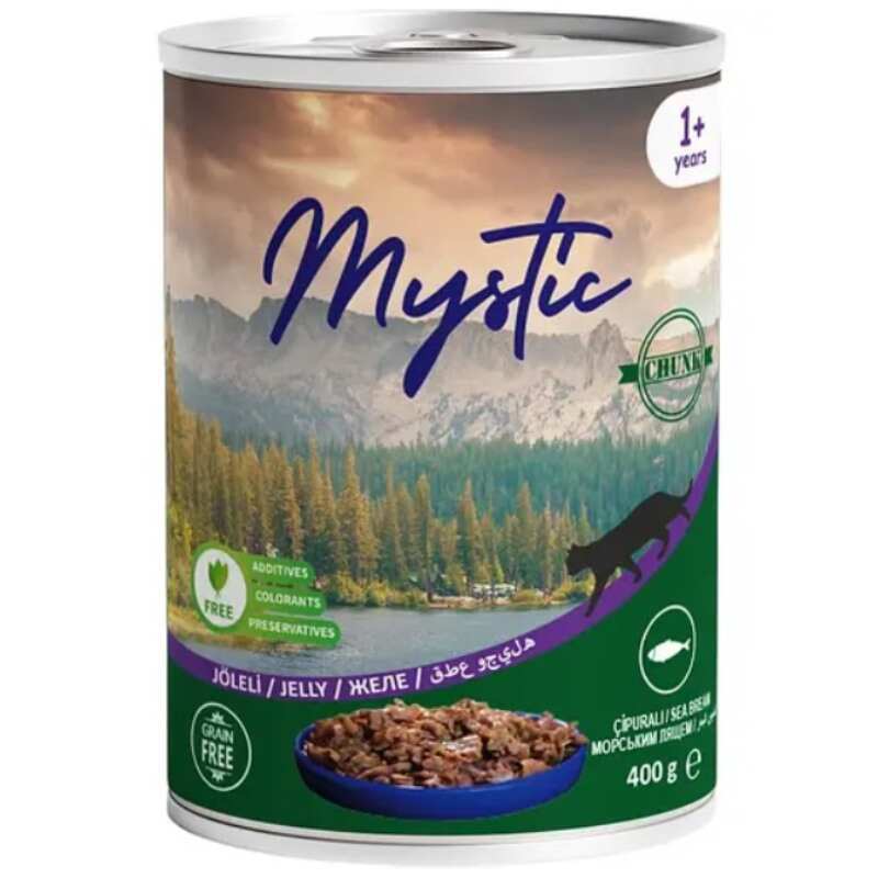 Mystic Вологий корм (шматочки в желе) з рибою для котів