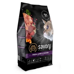 Savory Корм з курка ягня для котів