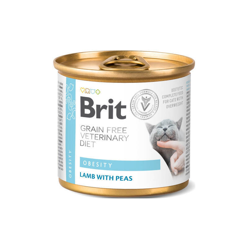 Brit Grain Free Veterinary Diets Корм з ягнятиною для котів