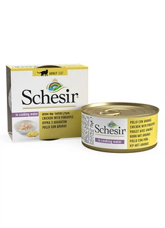 Schesir Корм з куркою для дорослих котів