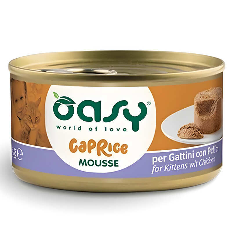 Oasy Паштет з курка м'ясо та м'ясні субпродукти риба для кошенят