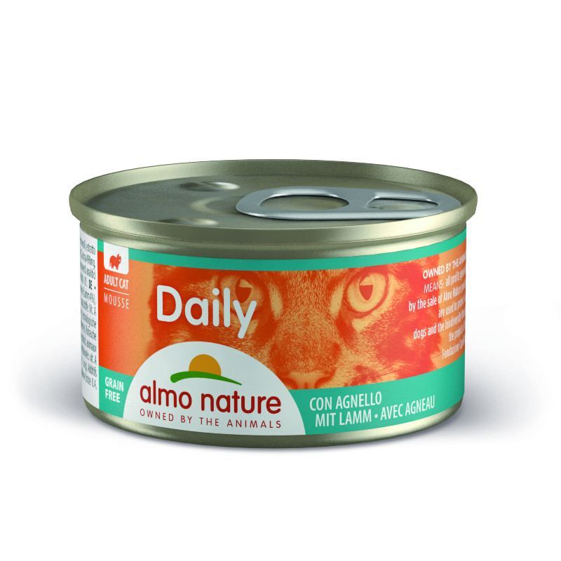 Almo Nature Корм з м'ясо та м'ясні субпродукти ягня для котів