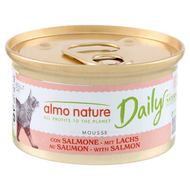 Almo Nature Корм з м'ясо та м'ясні субпродукти риба лосось для котів