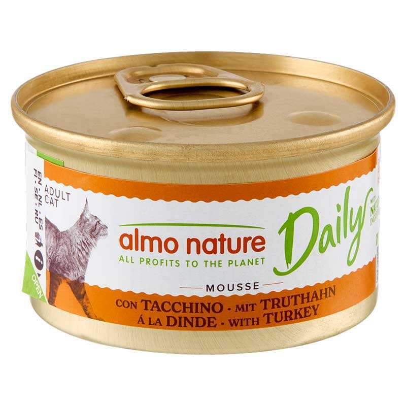 Almo Nature Корм з м'ясо та м'ясні субпродукти індичка для котів