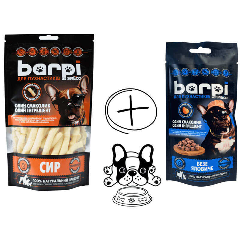 Barpi Ласощі Хрусткі Довгожуйка яловича для котів