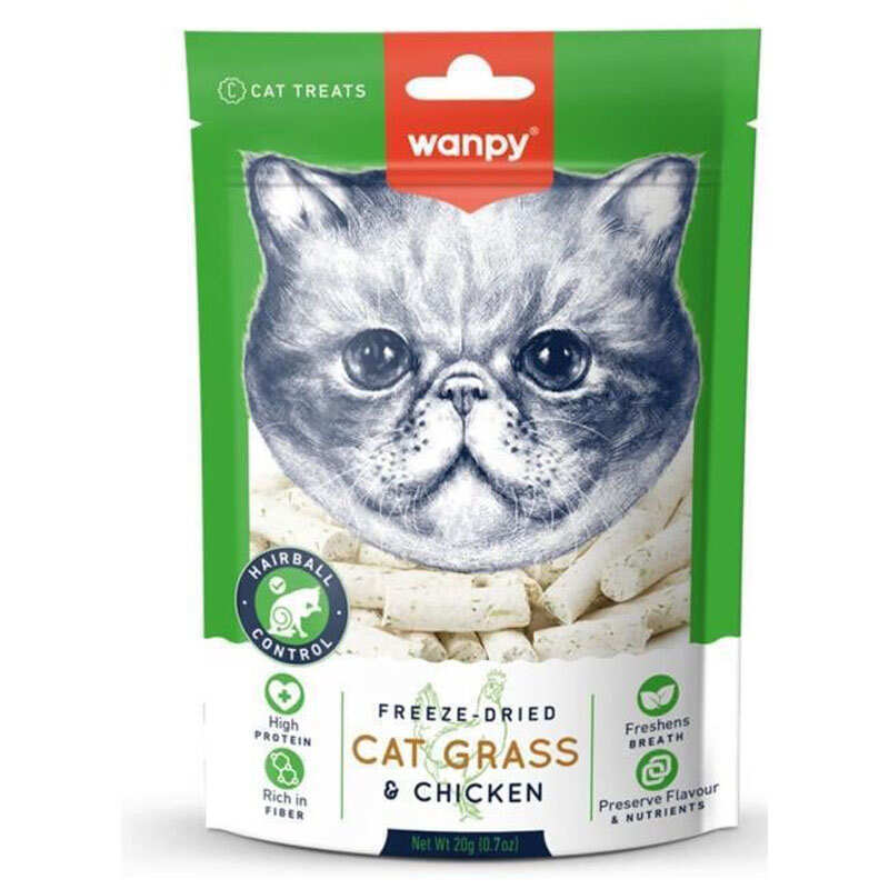Wanpy Ласощі Freeze Dried Grass для котів