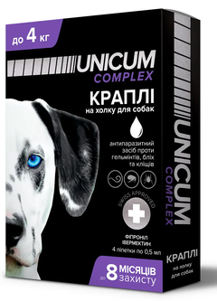 Unicum Препарат Унікум Complex Протипаразитарні для собак