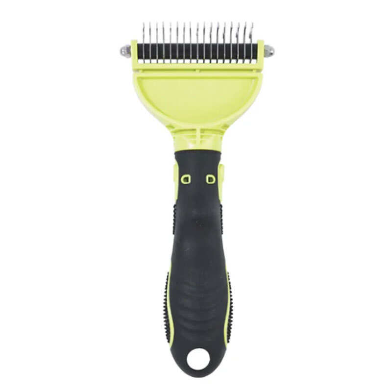 M Pets M-Pets Click and Groom Double Sided Dematting Comb - Двосторонній гребінець для розплутування шерсті котів та собак