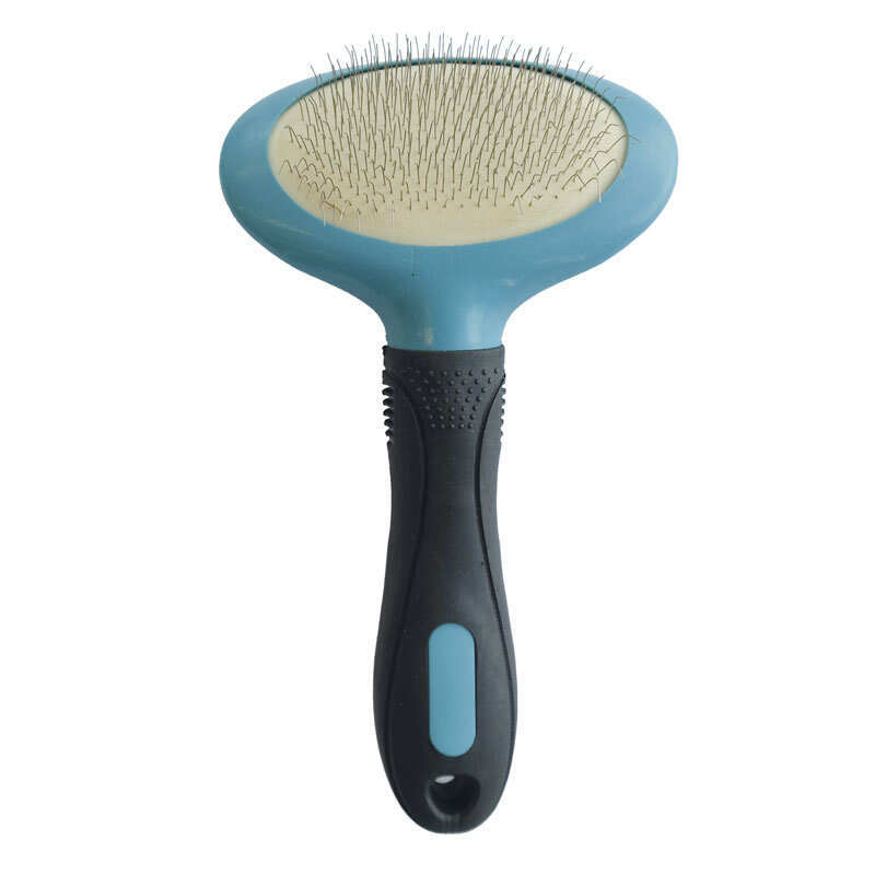 M Pets M-Pets (М-Петс) Hairdo Oval Slicker Brush - Щітка-пуходерка овальна для догляду за шерстю собак