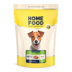 Низькозерновий корм для активних собак та юніорів малих порід Home Food з ягням та рисом 1,6кг (4820290092198)
