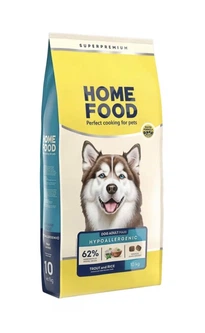 Сухий гіпоалергенний корм Home Food MAXI Hypoallergenic для собак великих порід з фореллю та рисом 10 кг
