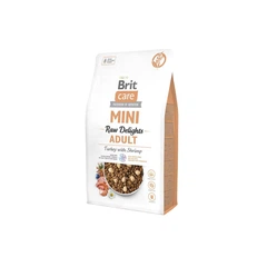 Корм сухий Brit Care Mini Raw Delights Turkey with Shrimp для собак малих порід індичка з креветкою 2 кг