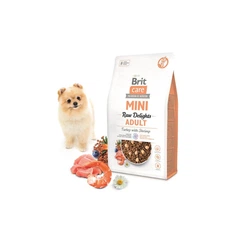 Корм сухий Brit Care Mini Raw Delights Turkey with Shrimp для собак малих порід індичка з креветкою 2 кг