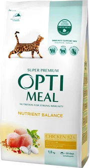Optimeal Корм з куркою для дорослих котів