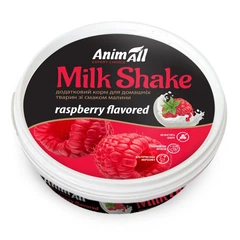 Додатковий корм AnimAll MilkShake для котів та собак зі смаком малини, 30 г, Сервіс