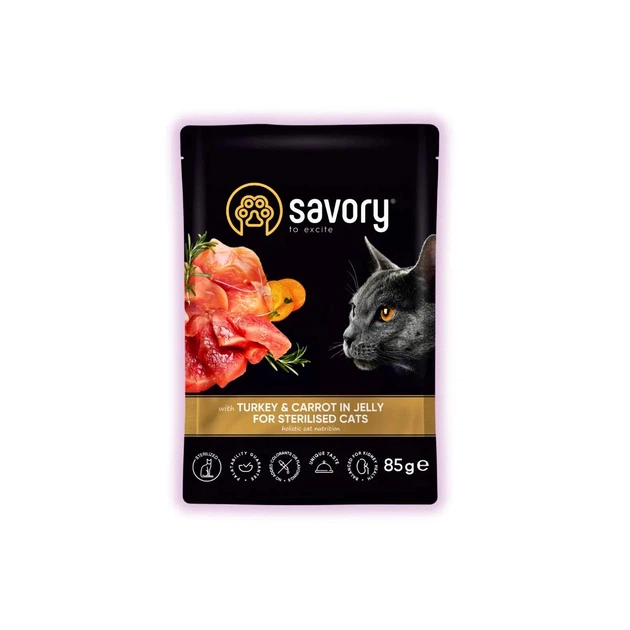 Savory Вологий корм (шматочки в желе)