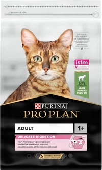 Purina Pro Plan Delicate Digestion Lamb для дорослих котів, з ягням, 10 кг