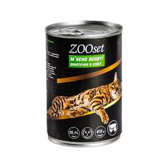 Zooset Вологий корм (шматочки в соусі)