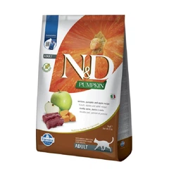 Farmina N&D Grain Free Pumpkin Venison & Apple Adult беззерновий корм для дорослих кішок з олениною, гарбузом та яблуком, 5кг