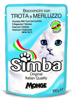 Simba Вологий корм (шматочки в соусі) для котів