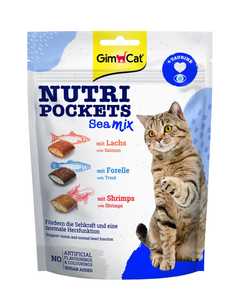 GimCat Ласощі Nutri Pockets Sea для котів