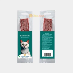 Лакомство для кошек Baskerville, палочка из мяса курицы, 12 г