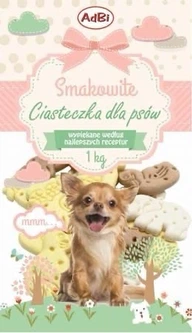 Ванільне печиво для собак Adbi у вигляді звірят 1 кг (C04) (5907643388678)