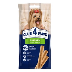 М’ясна паличка Преміум для дорослих собак малих порід CLUB 4 PAWS з куркою, 36 г