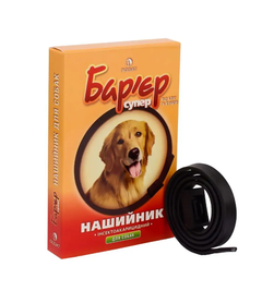 Продукт Нашийник БАР'ЄР від бліх для собак (чорний)
