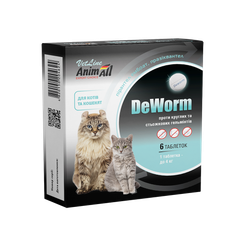 AnimAll Препарат VetLine DeWorm ДеВорм для кошенят