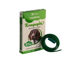 Продукт Нашийник проти бліх та кліщів Комфорт для собак Green