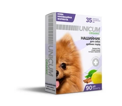 Нашийник UNICUM ORGANIC від бліх і кліщів для собак дрібних порід, 35 см