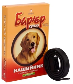 Продукт Нашийник інсектоакарицидний Бар'єр Супер від бліх та кліщів пр-14 для собак, 65 см