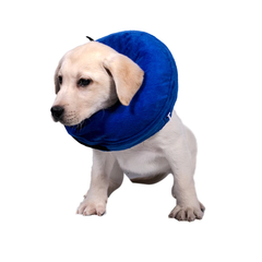 Захисний надувний нашийник для собак Derby Protective Inflatable Dog Cone Collar Blue, S 16-24 см
