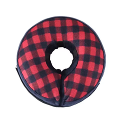 Захисний надувний нашийник для собак Derby Inflatable Cat Dog Elizabeth Collar, Red glid, S 18-30 см