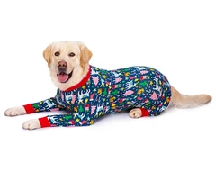 Післяопераційна попона для собак MIAODODO D15 Christmas tree Fawn, 4XL